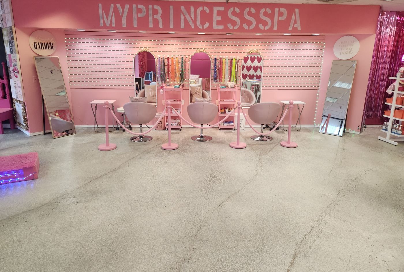 My Princess Spa full party room Omaha